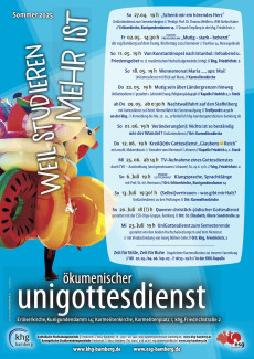 UniGottesdienste im SoSe 2025