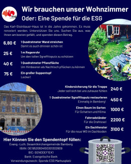 Deine Spende für die ESG